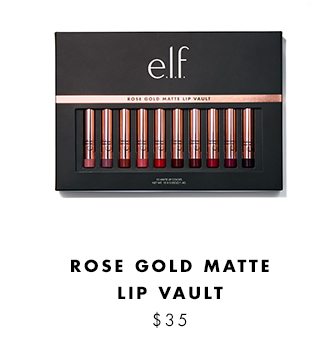 Rose Gold Matte Lip Vault, $35