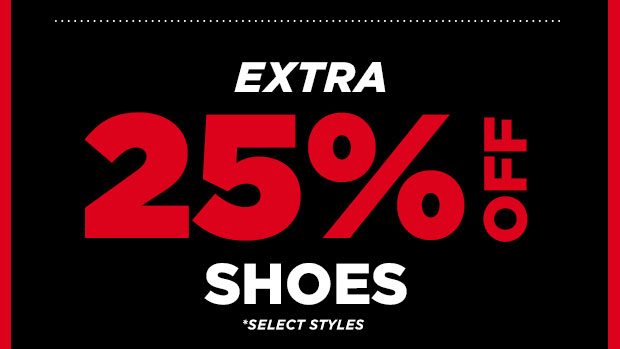 Shop 25% Off Shoe Sale
