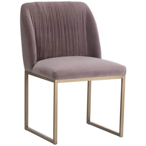 Image of Nevin Dining Chair, Blush Purple (Set of 2)