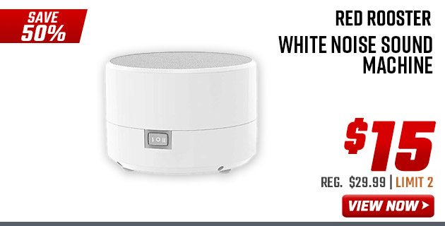 Red Rooster White Noise Sound Machine