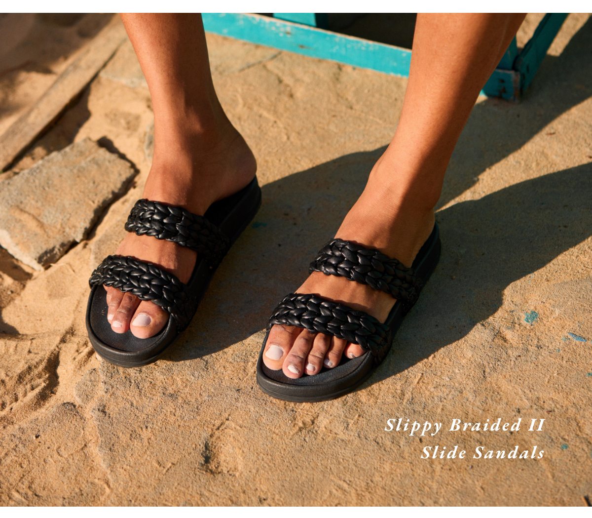 Slippy Braided II Slide Sandals