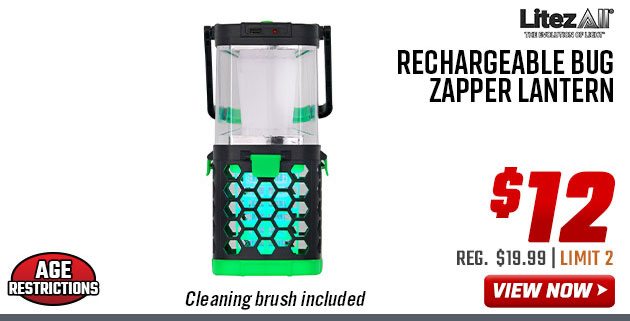 LitezAll Rechargeable Bug Zapper Lantern