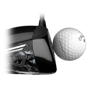 Driver hitting Chrome Tour ball