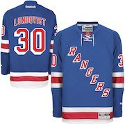 Reebok Henrik Lundqvist New York Rangers Blue Home Premier Jersey