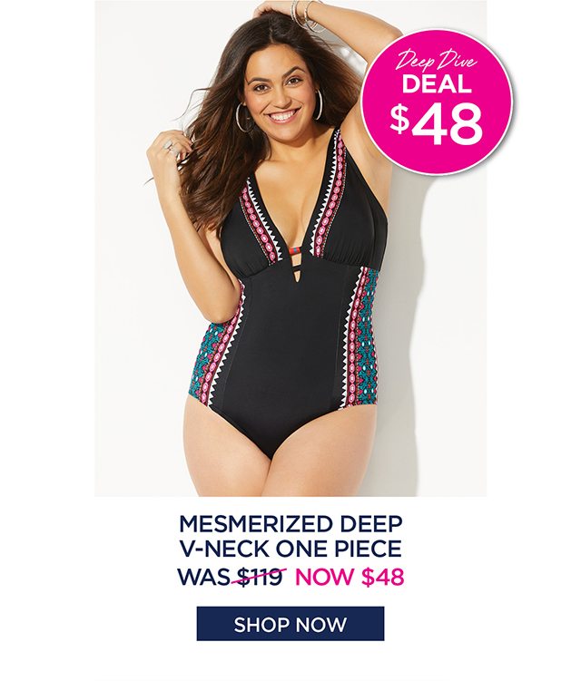 Mesmerized Deep V-Neck One Piece