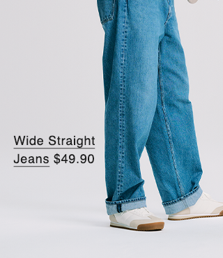 PDP16 - MEN WIDE STRAIGHT JEANS