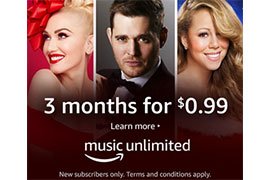New Subscribers Get 3-Month Amazon Music Unlimited for Just $0.99