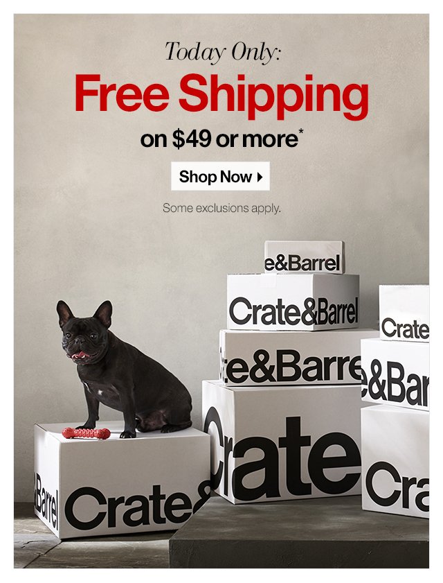 Today Only: Free Shipping