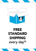 FREE STANDARD SHIPPING