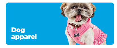 Shop dog apparel >