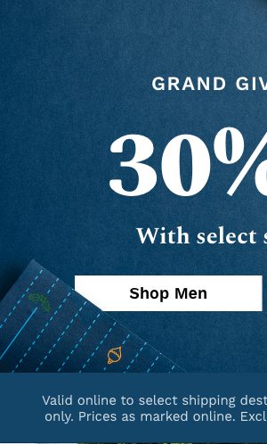 Grand Giving Event | 30% off | With Select Styles 50% Off | Shop Men's