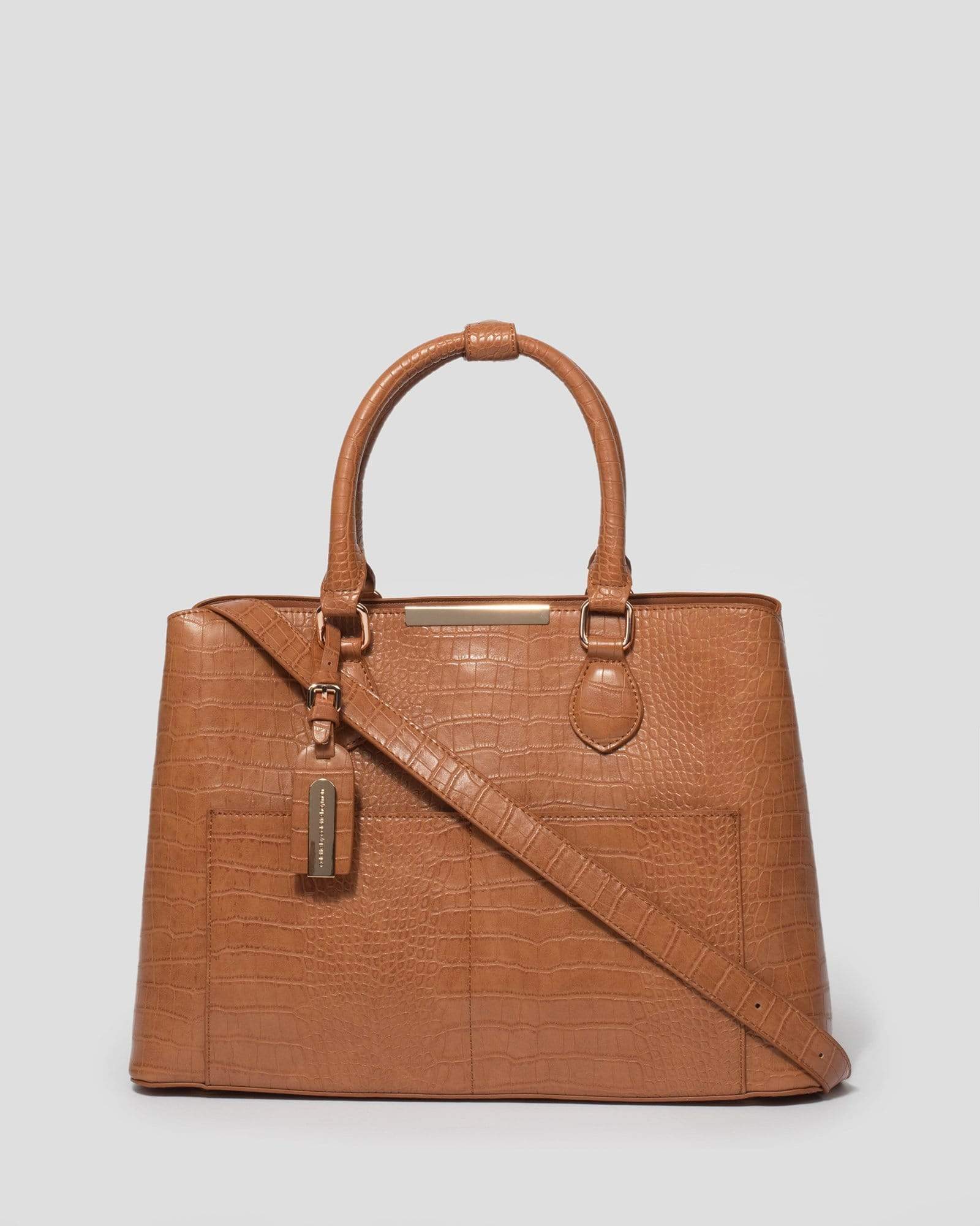 Image of Tan Spencer Tech Tote Bag