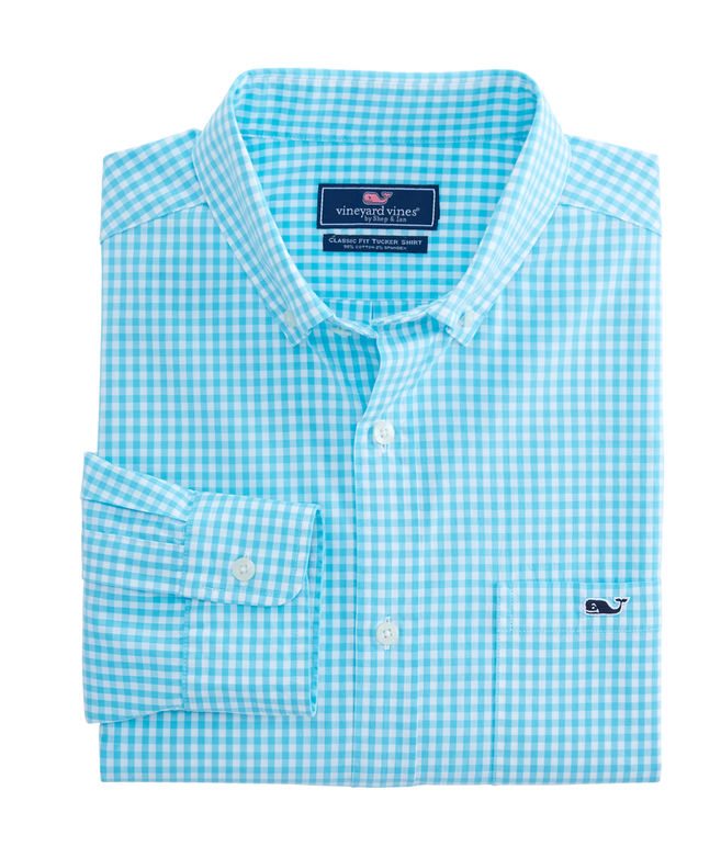 Arawak Gingham Classic Tucker Shirt