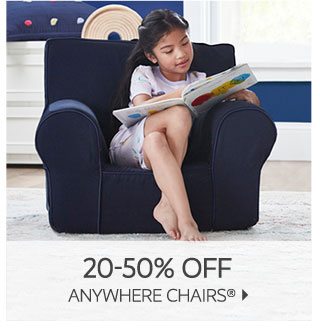20-50% OFF ANYWHERE CHAIRS