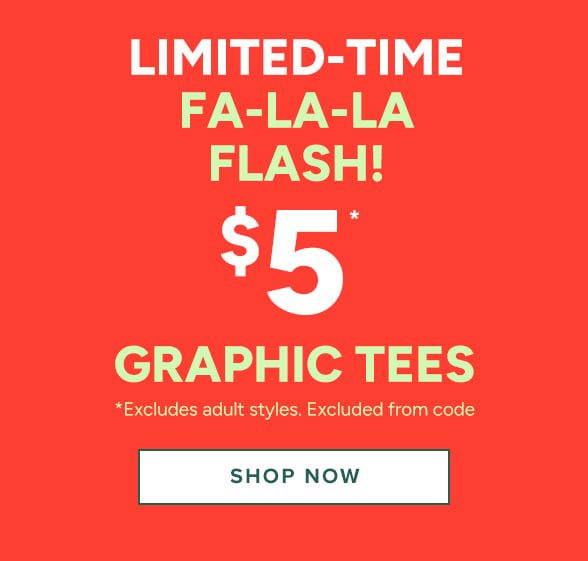 $5 Graphic Tees