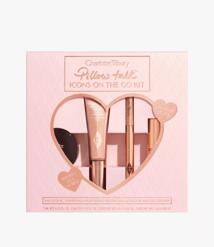 Charlotte Tilbury Pillow Talk Icons On The Go Makeup Gift Set, £36