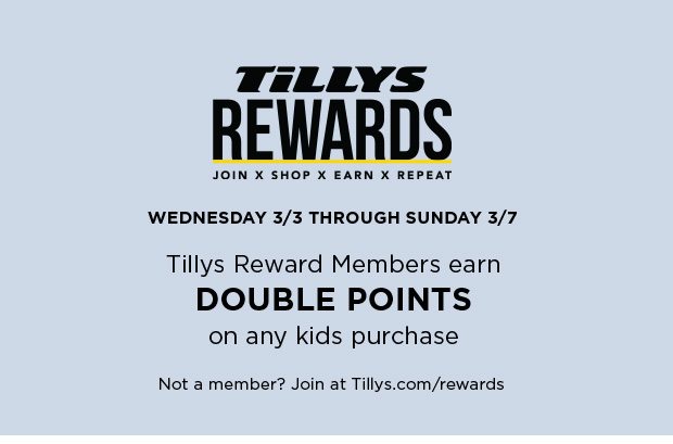 Shop Rewards Double Points