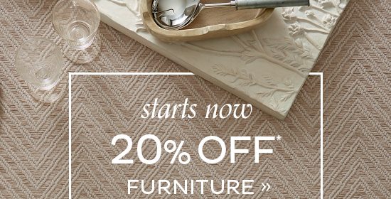 20% Off Furniture*