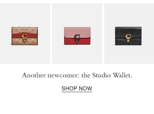 Another newcomer: the Studio Wallet. SHOP NOW