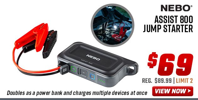 NEBO Assist 800 Jump Starter