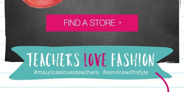 Teachers love fashion #mauriceslovesteachers #servicewithstyle @everyday_ellis & @hotpinkstyle55. Extra credit if you show us how YOU do back to school in style