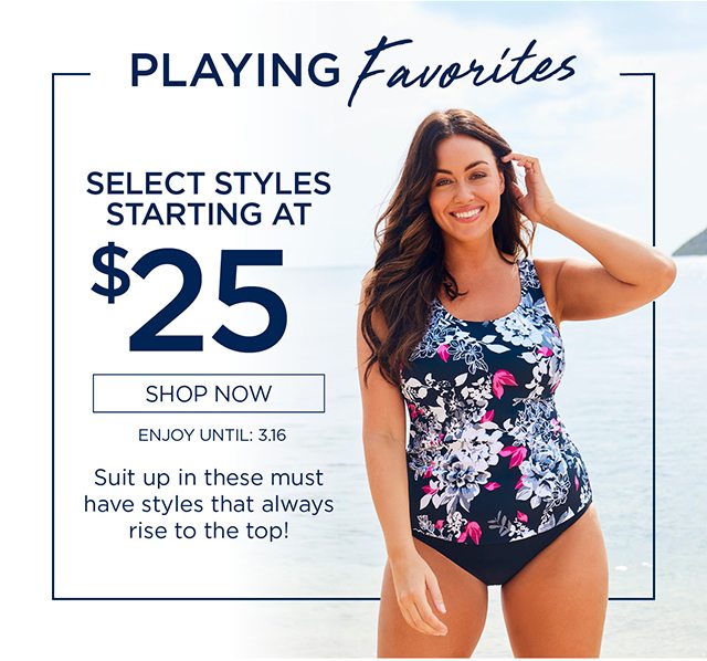 Select Styles Starting At $25 - Shop Now