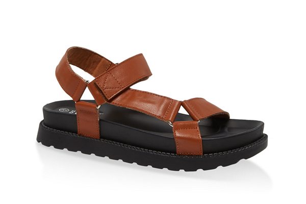 Velcro Strap Footbed Sandals