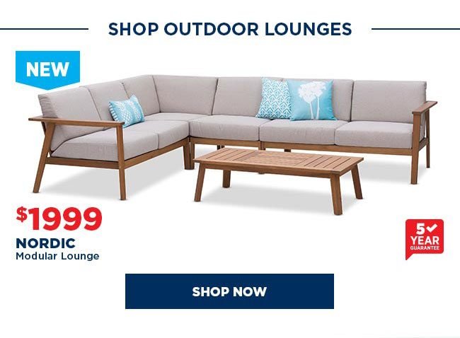 Shop our outdoor lounges