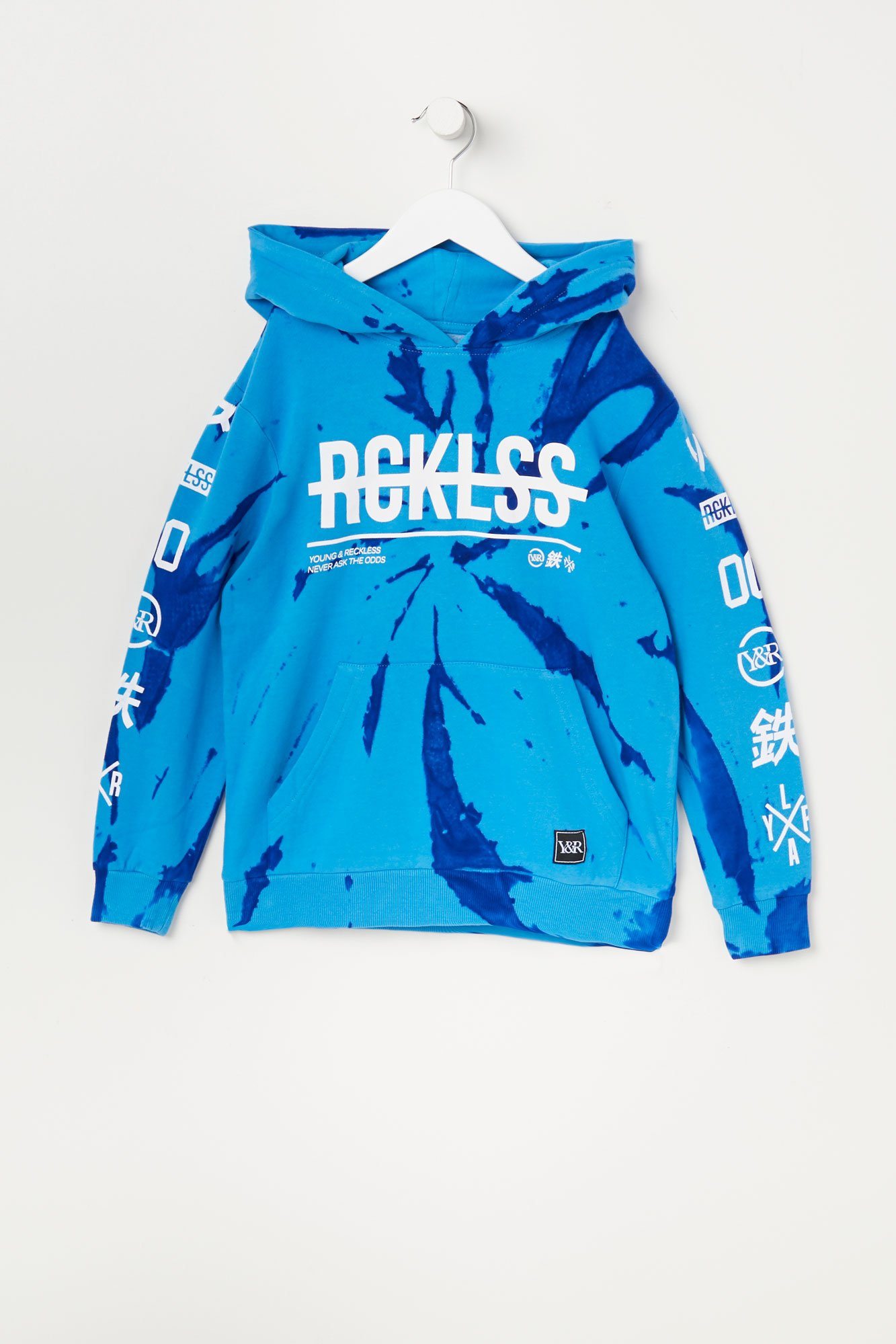 Image of Young & Reckless Youth Tie-Dye Hoodie