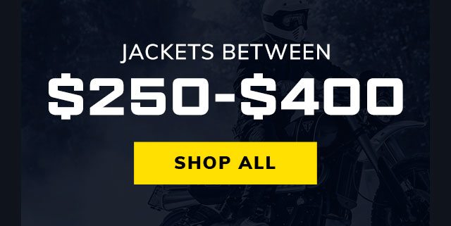 Jackets Between $250-$400