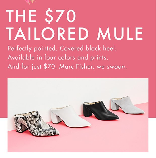 The $70 Tailored Mule