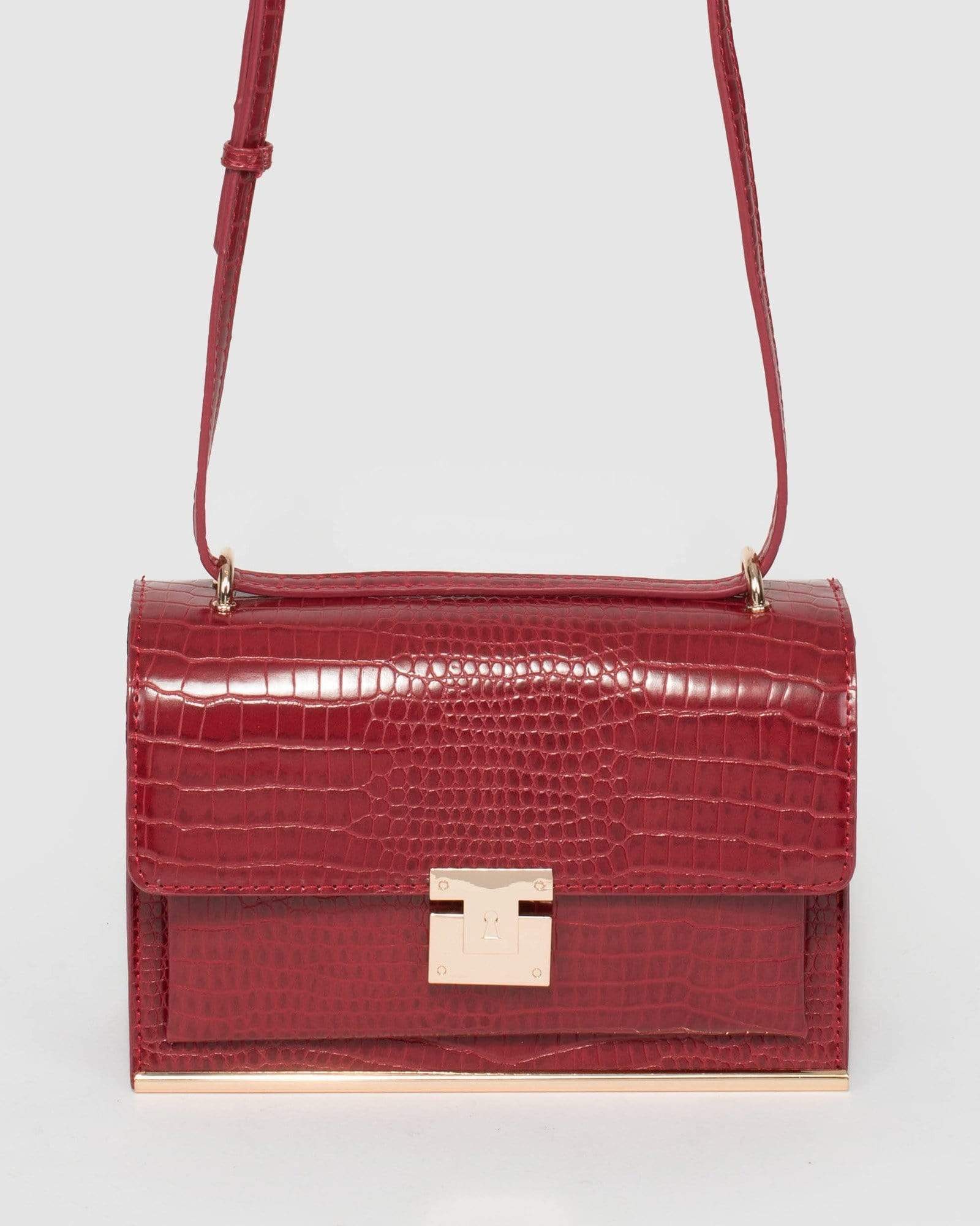 Image of Red Lorraine Crossbody Bag