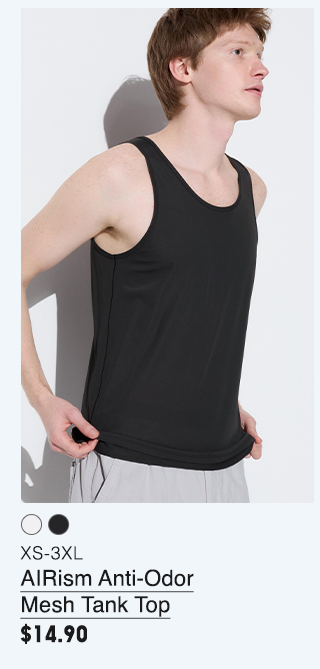 PDP7 - MEN AIRISM ANTI ODOR MESH TANK TOP