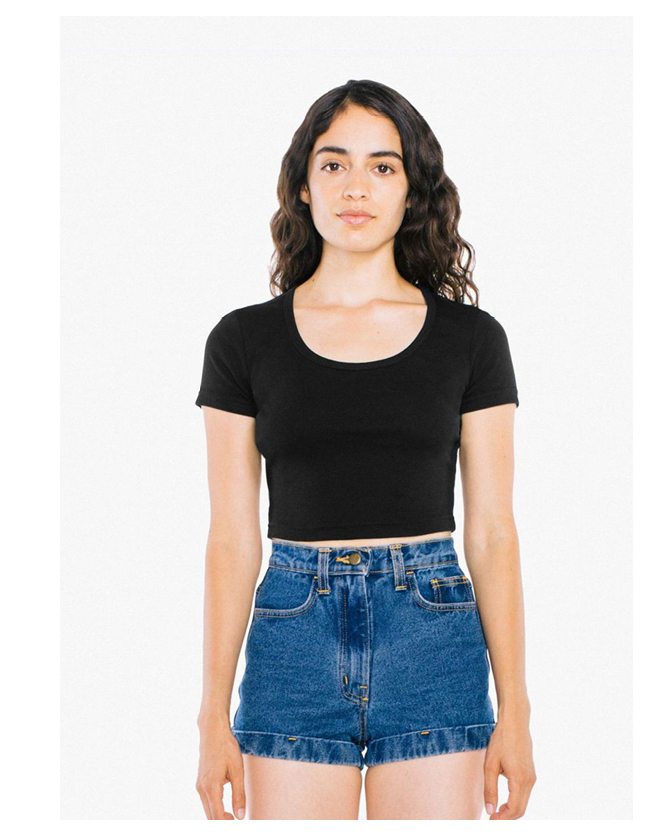 Baby Rib Crop T-Shirt