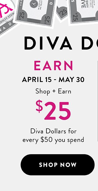 Shop & Earn $25 for Every $50 Spent