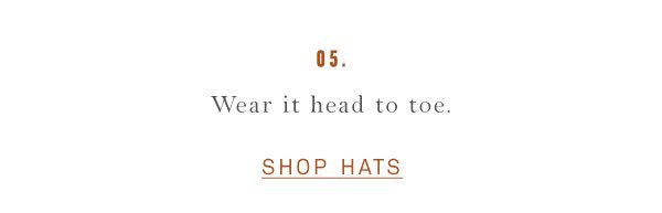 Shop hats.