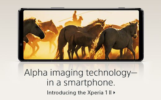 Alpha imaging technology—in a smartphone. Introducing the Xperia 1 II