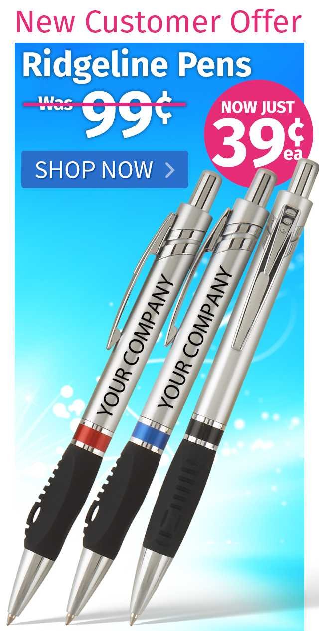 Ridgeline Pens for only 39¢ each!