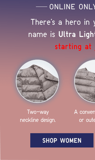 ULTRA LIGHT DOWN COMPACT - SHOP WOMEN