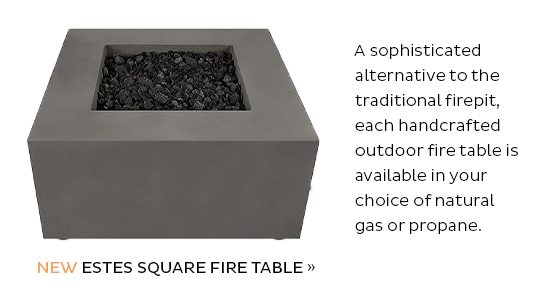 Estes Square Fire Table