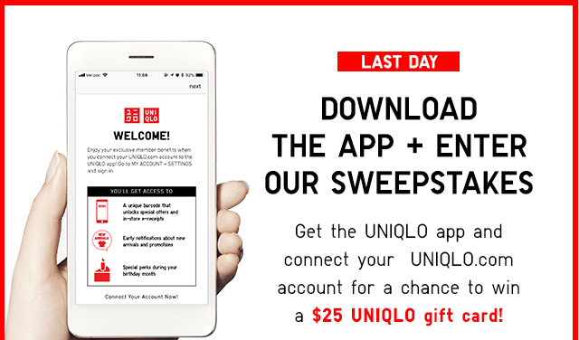 DOWNLOAD THE APP + ENTER OUR SWEEPSTAKES