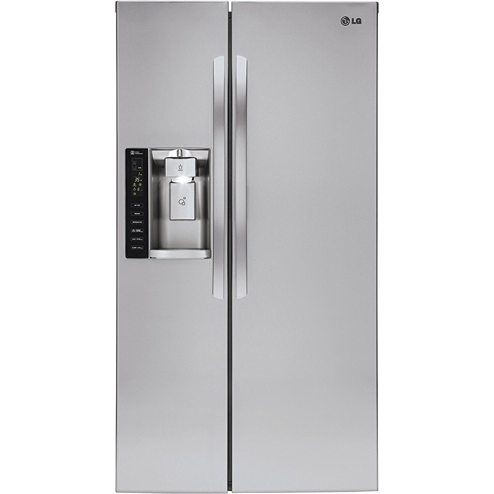 LG 26.2 cu. ft. Side by Side Refrigerator - 36 Inch Stainless Steel