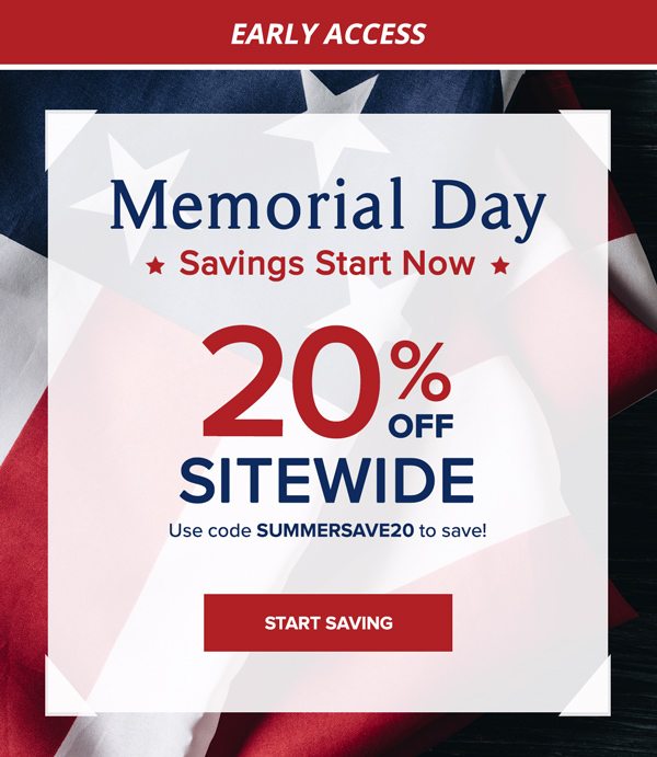 Memorial Day Sale | Early Access