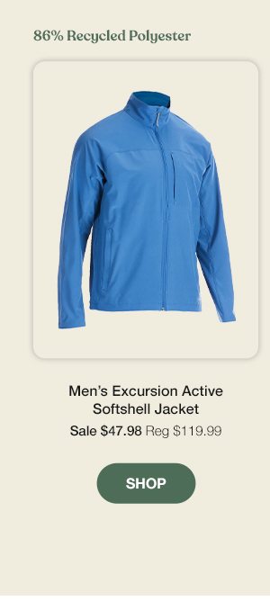 Men's Excursion Active Softshell Jacket - Click to Shop