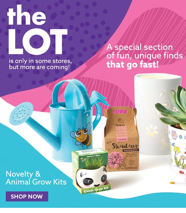 The Lot Novelty & Animal Grow Kits