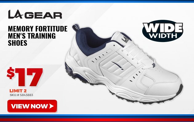 LA GEAR MEMORY FORTITUDE MEN'S TRAINING SHOES