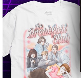 Guys The Breakfrast Club Airbushed Tee
