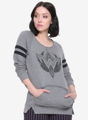 Wonder Woman Logo Athletic Sweater