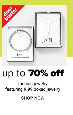 Up to 70% off fashion jew plus $9.99 Boxed Jewelry - Shop Now