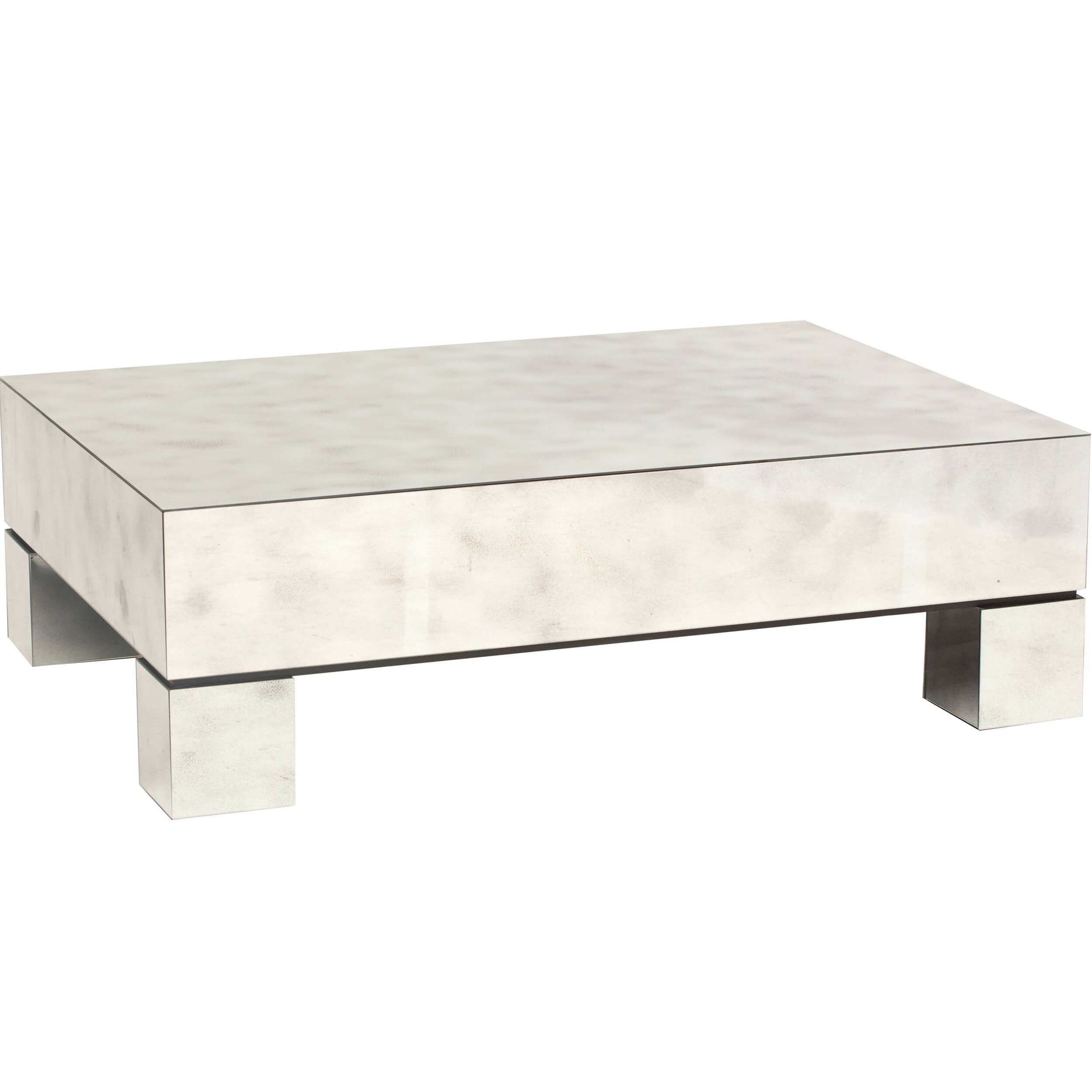 Image of Estelle Rectangle Mirror Cocktail Table